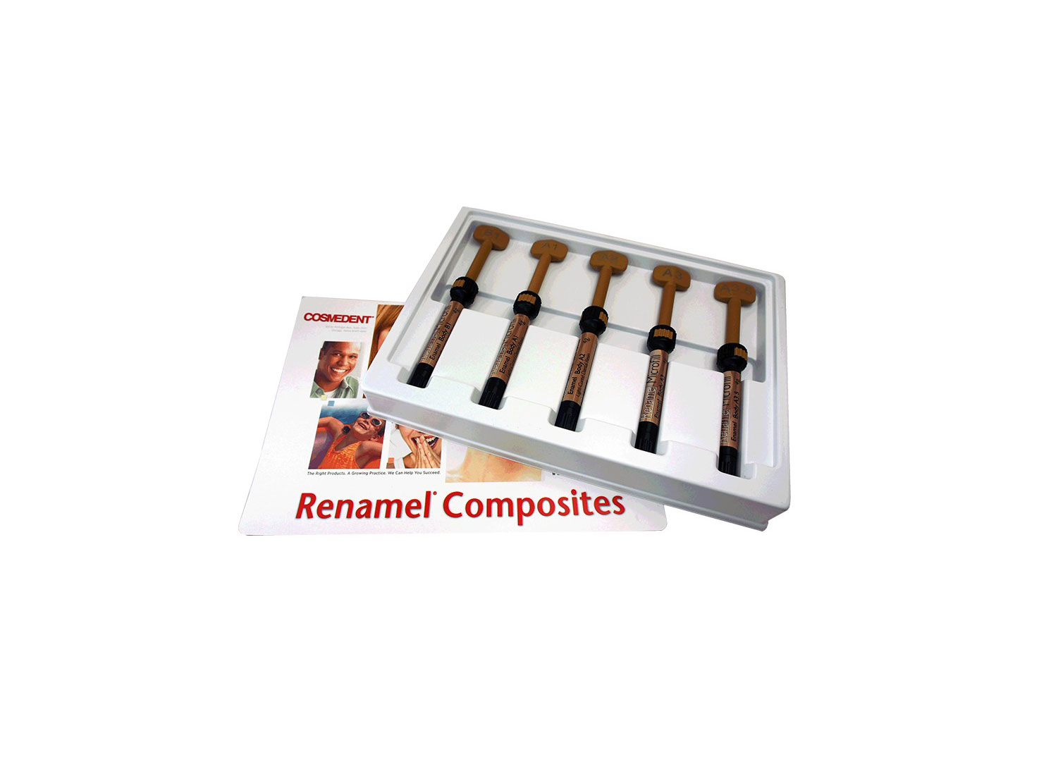کیت کامپوزیت 5 عددی مدل Renamel Microfill Kit برند Cosmedent