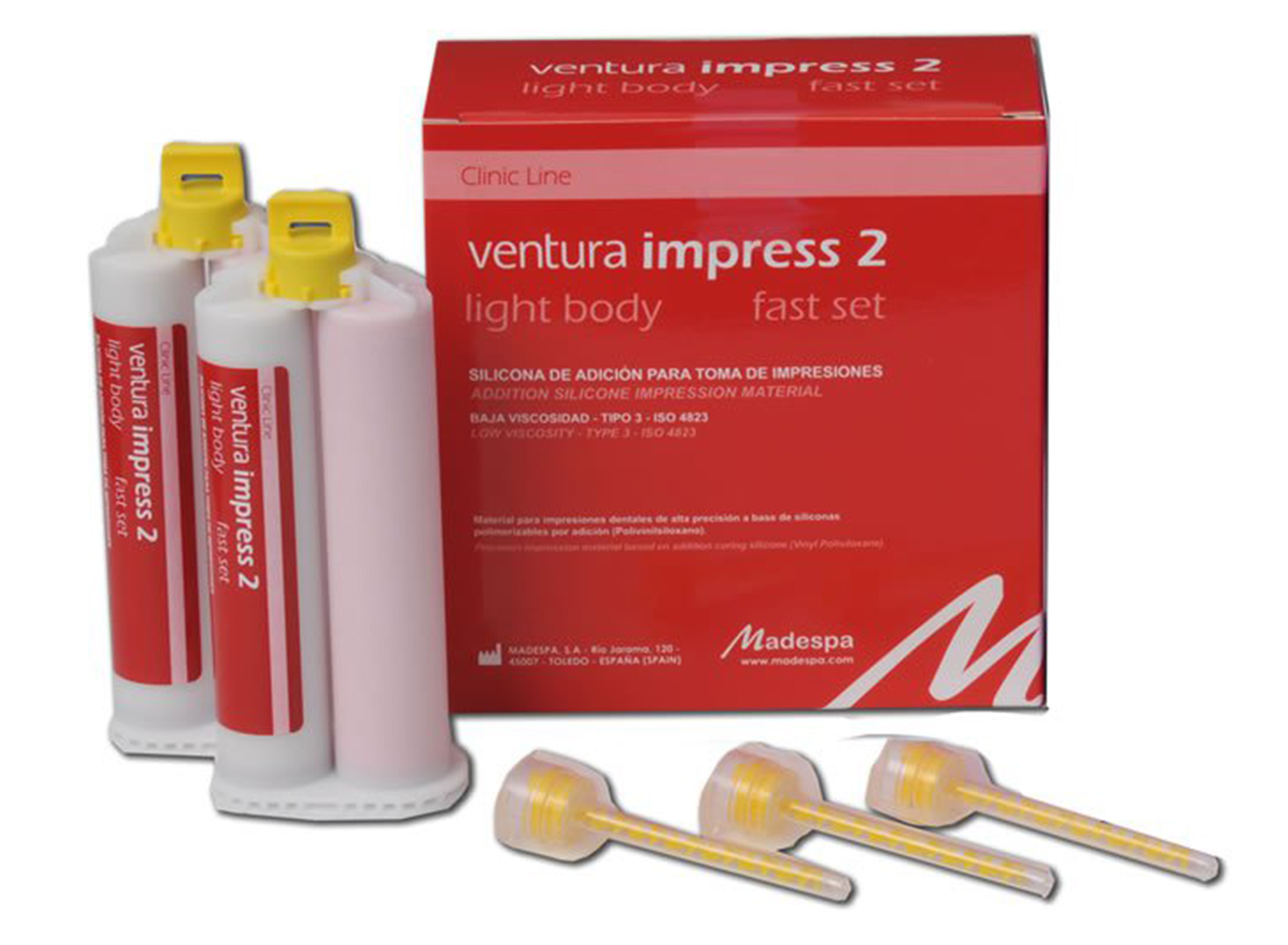 ماده قالبگیری سیلیکونی Ventura impress 2 light برند MADESPA