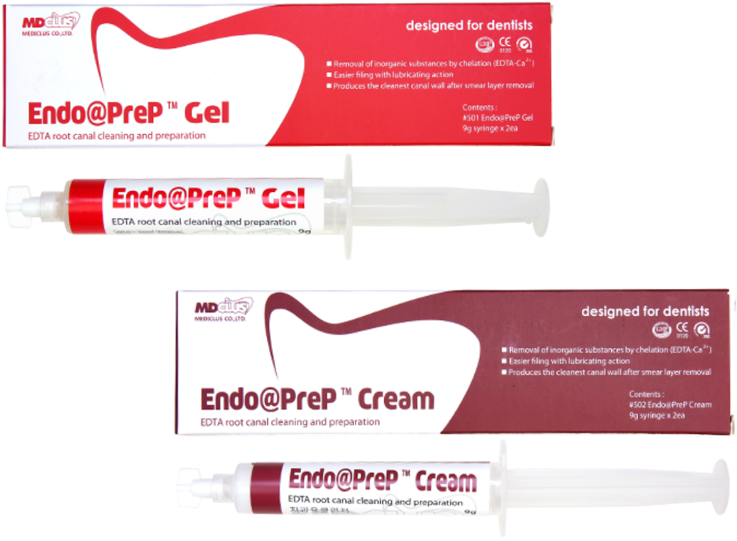 ژل آرسی پرپ 18 درصد Endo PreP سرنگ 9 گرمی برند MDCLUS