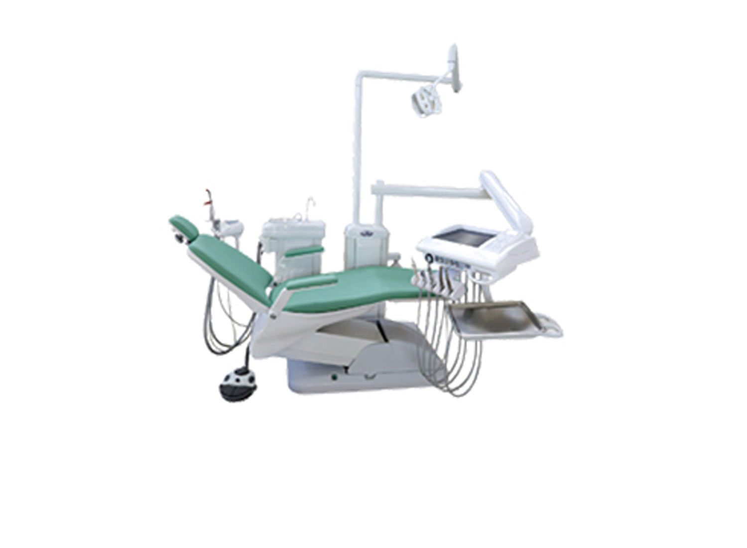 یونیت دندانپزشکی با صندلی و چراغ مدل 3000TBL شلنگ از پایین برند ملورین