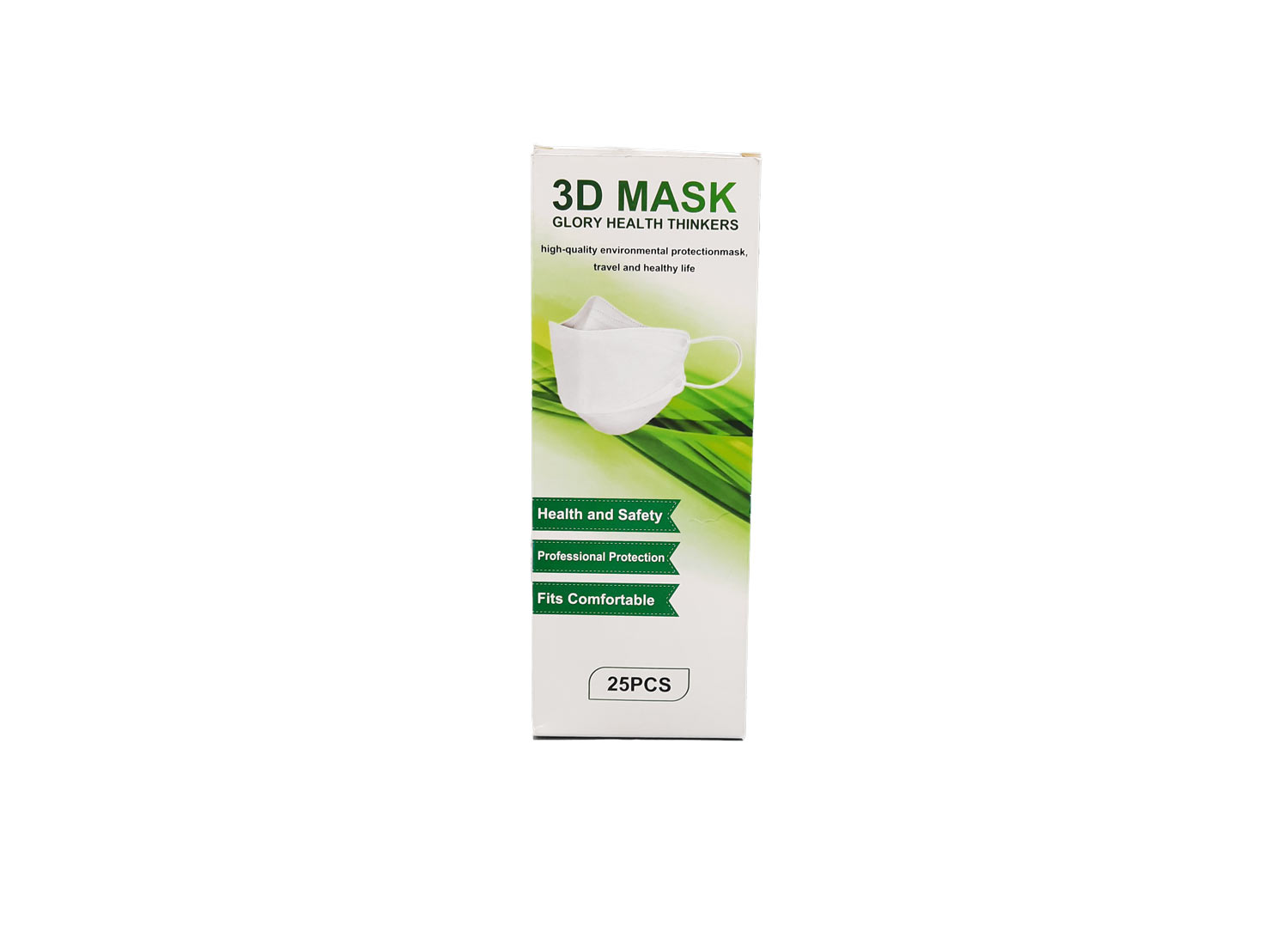 ماسک 5 لایه سه بعدی بسته 25 عددی