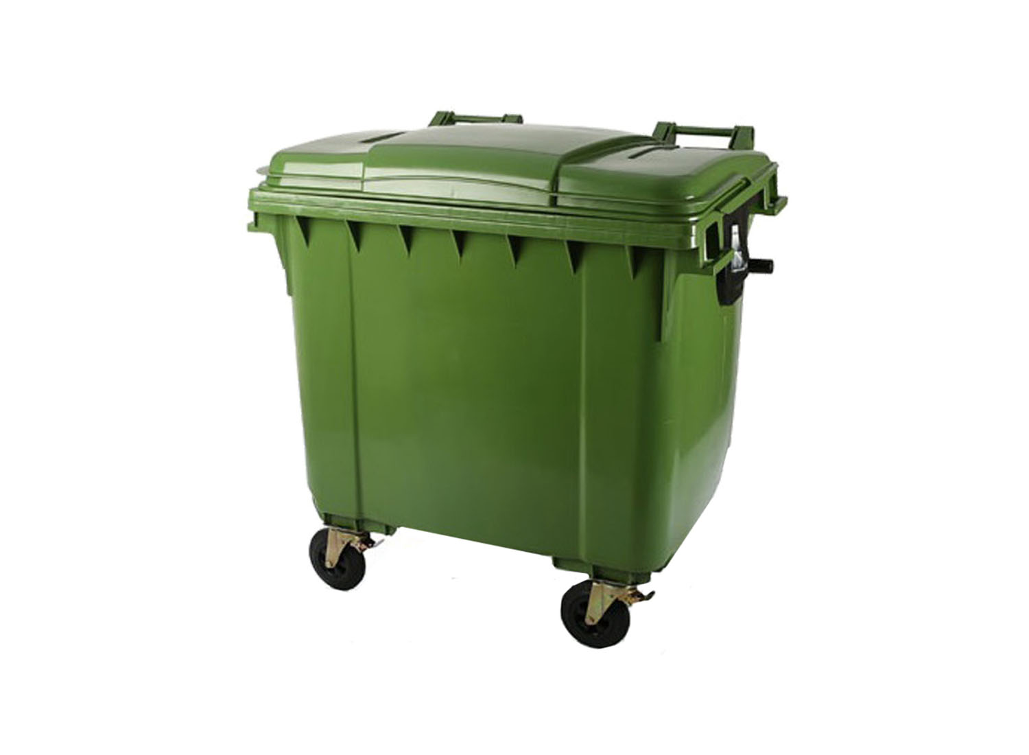 مخزن زباله چرخدار صنعتی 1100 لیتری برند سبلان
