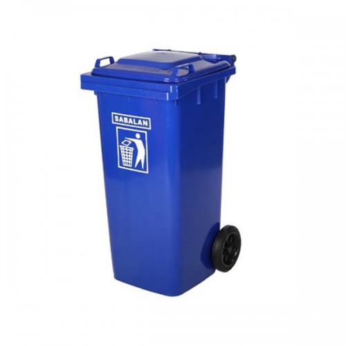 سطل زباله چرخ دار 100 و 120 لیتری برند سبلان