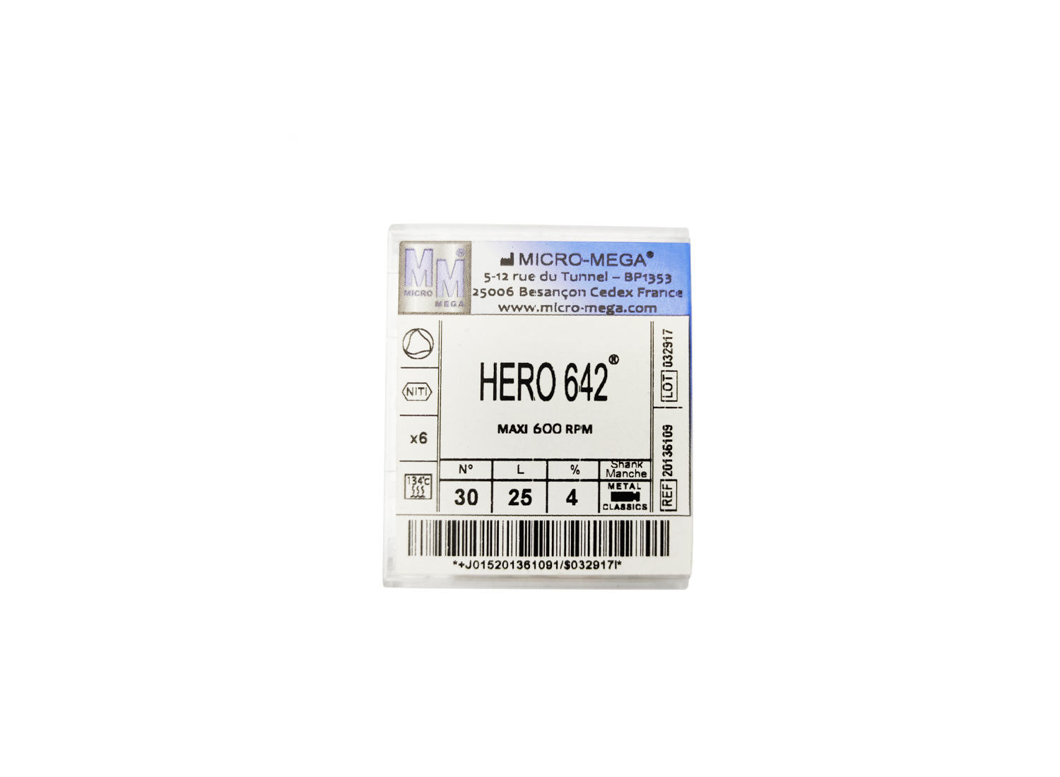 فایل روتاری HERO 642  برند MICRO MEGA