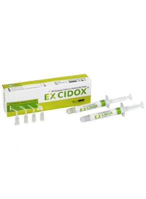 |خمیر کلسیم هیدروکساید سرنگ 3 میلی لیتر EX CIDOX برند پارلا
