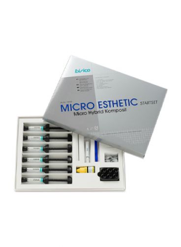 |کیت کامپوزیت میکروهیبرید لایت کیور Micro Esthetic برند Bisico
