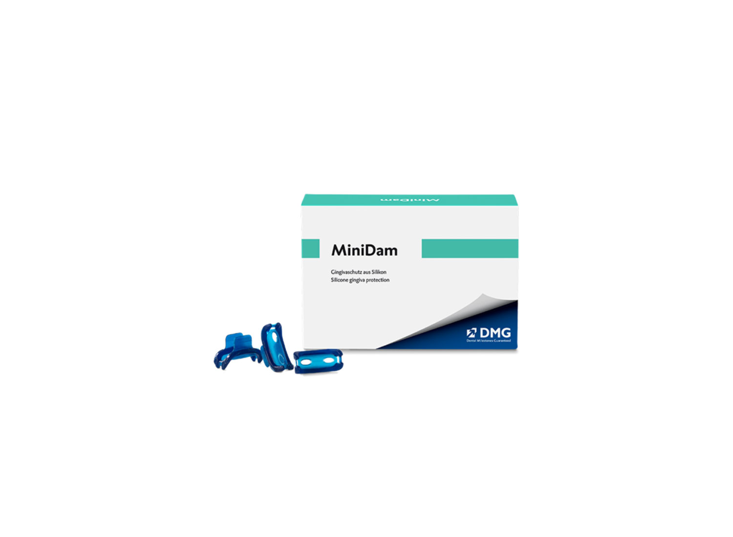 سیلیکون محافظ لثه و دندان MiniDam بسته 20 عددی برند DMG Dental