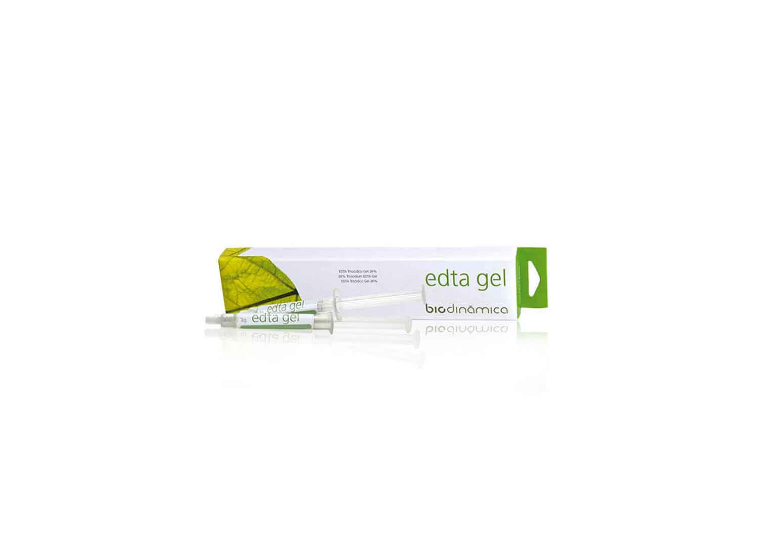 ژل تمیز کننده کانال ریشه دندان EDTA Gel سرنگ 3 گرم برند Biodinamica